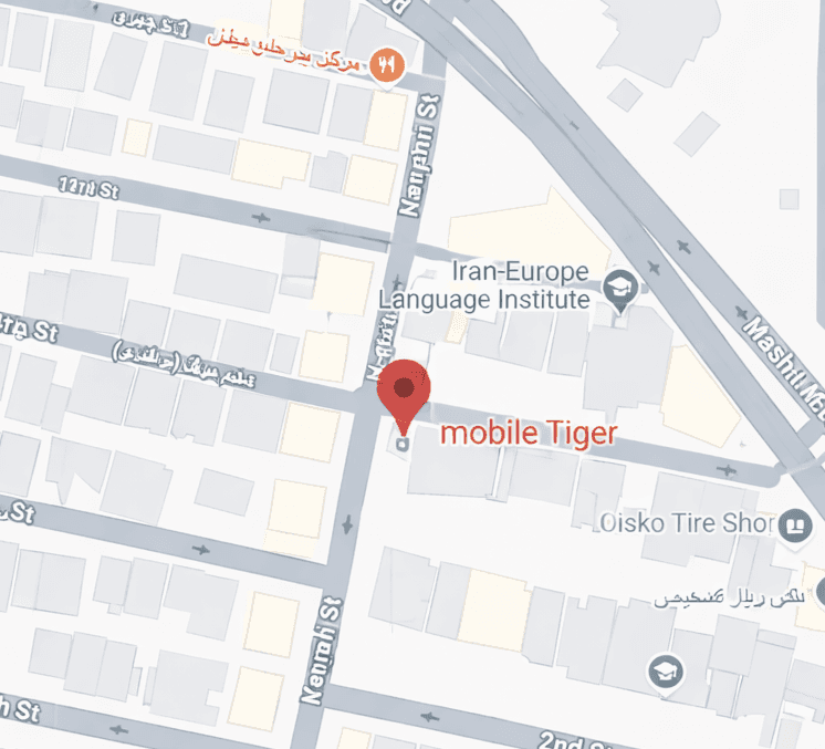 موقعیت فروشگاه روی نقشه